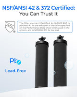 Waterdrop 2.25-gallon King Tank Gravity Water Filter System, With Stand