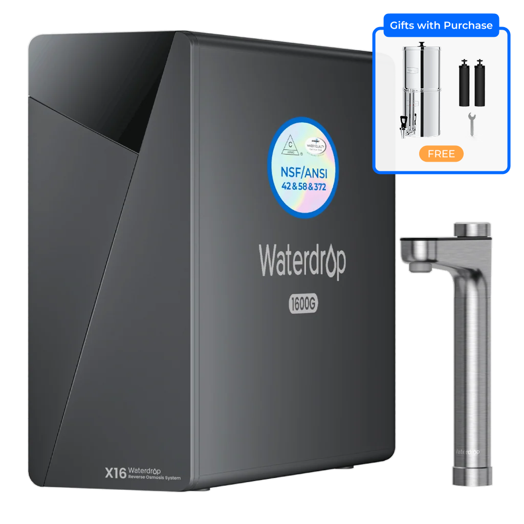 Waterdrop X Series Undersink Reverse Osmosis System, X16
