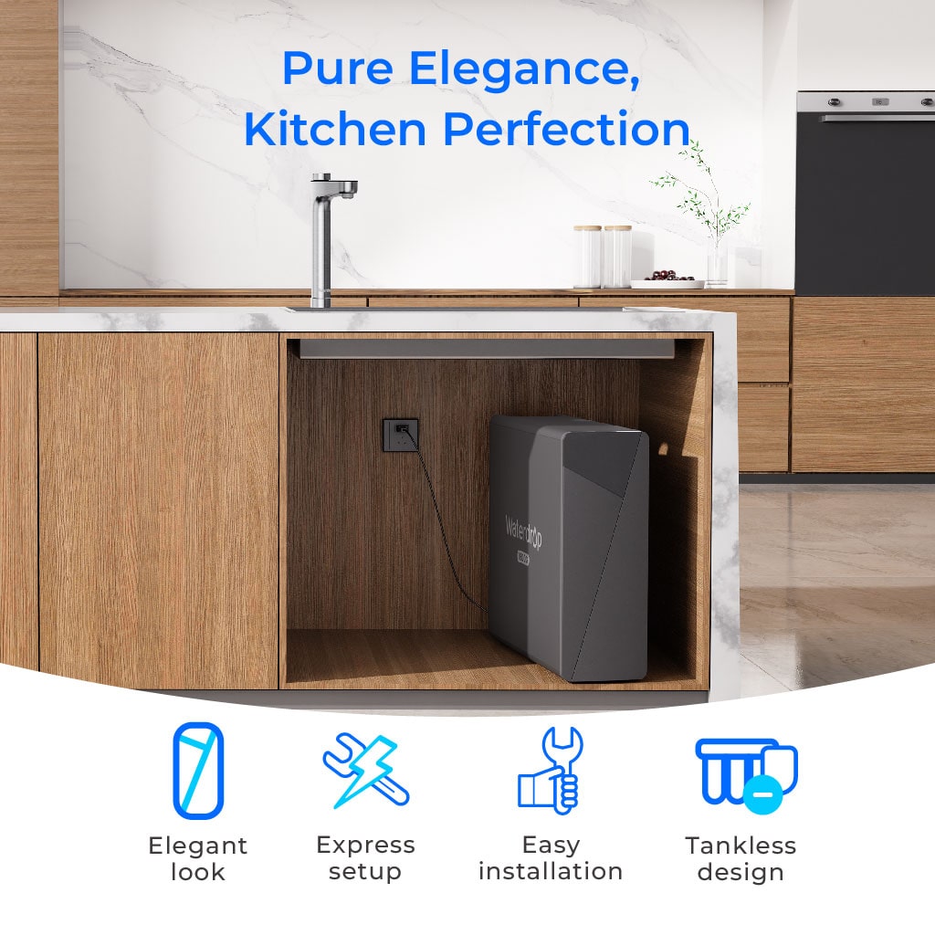 Waterdrop X Series Undersink Reverse Osmosis System, X16-S