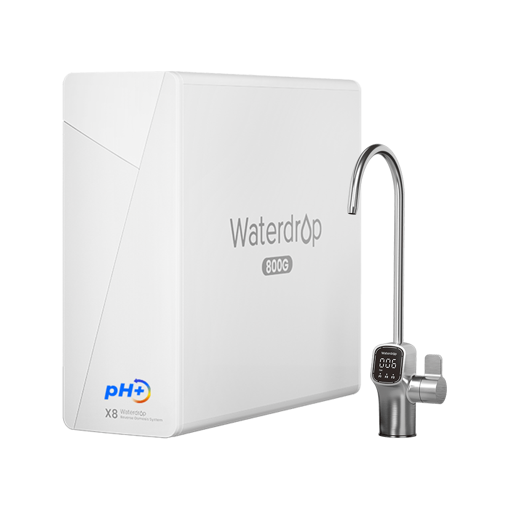 Waterdrop X Series Alkaline Reverse Osmosis System, X8-A