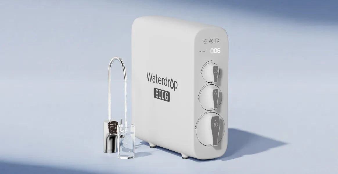 600 GPD Tankless Reverse Osmosis Water Filter System - Waterdrop G3P600