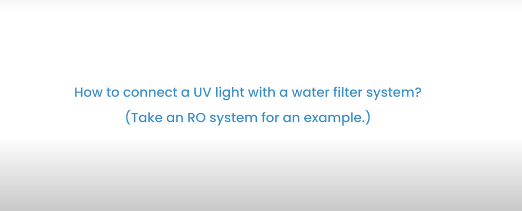 Waterdrop UV Water Sterilizer | Suitable for RO Systems and Undersink Water Filters