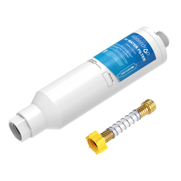 RV Water Filter | RV Inline Water Filter with Flexible Hose Protector