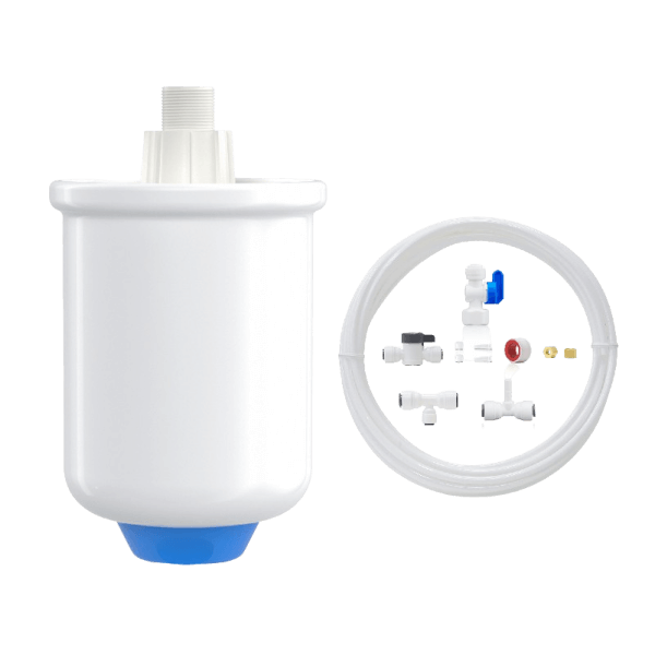 Connect RO System to Refrigerator - Waterdrop PMT Small Water Pressure Tank for Smart Reverse Osmosis, with 1/4