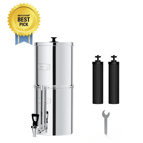 Waterdrop 2.25-gallon King Tank Gravity Water Filter System, Without Stand