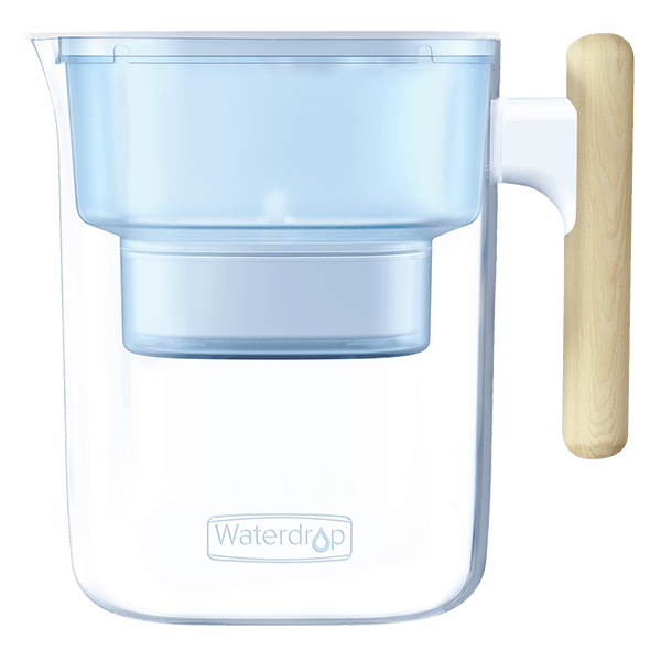 Waterdrop Chubby Pitcher Water Filter With Wooden Handle PT-04