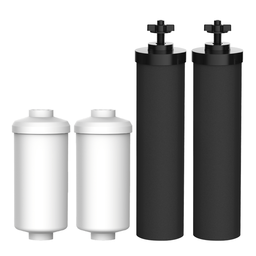 Filtres à éléments noirs et fluorure de remplacement pour les systèmes de réservoirs Waterdrop King et autres systèmes de filtration par gravité 7990 