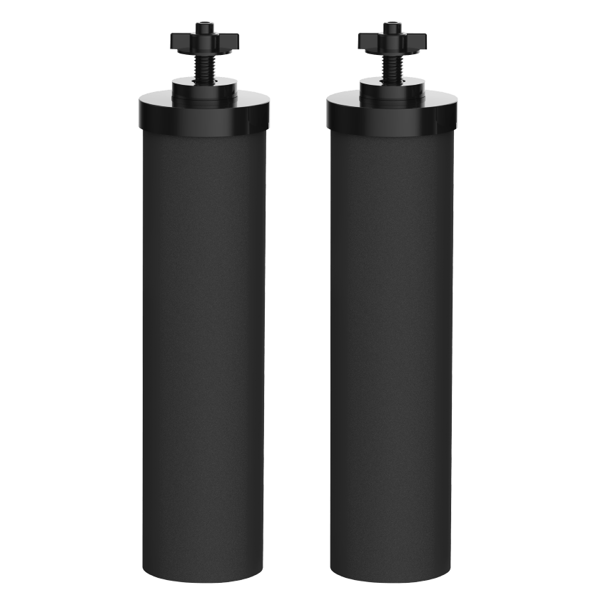 Black Elements & Fluoride Filters Replacement for Waterdrop King Tank Systems and Other Gravity-fed Filtration Systems 7990