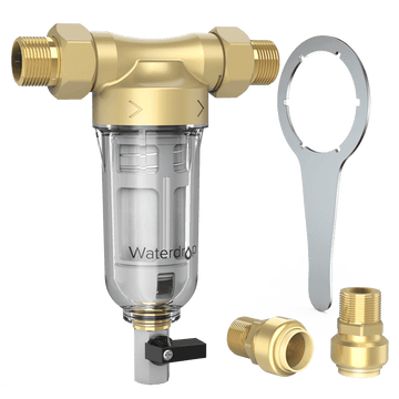 Reusable Whole House Spin Down Sediment Water Filter 50 Micron