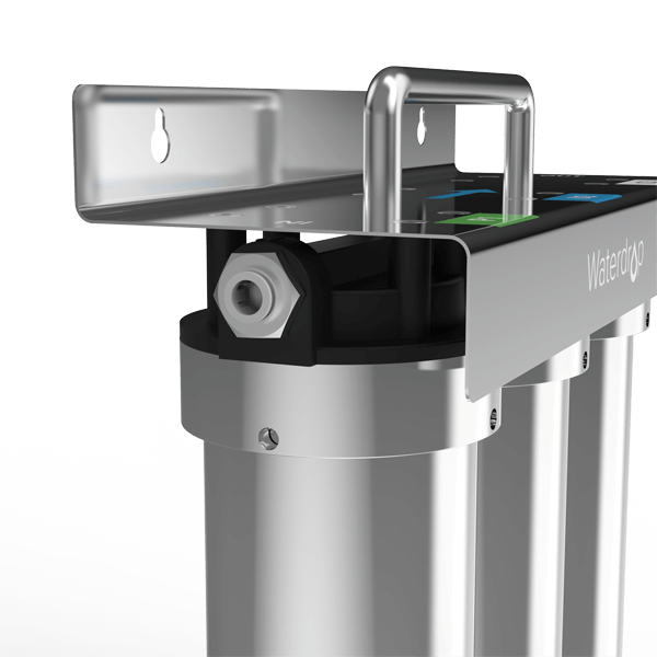 Système de filtration d'eau en acier inoxydable à 3 étapes sous évier Waterdrop TST-UF 