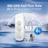 800 GPD Tankless RO System with UV Sterilizing Light - Waterdrop G3P800