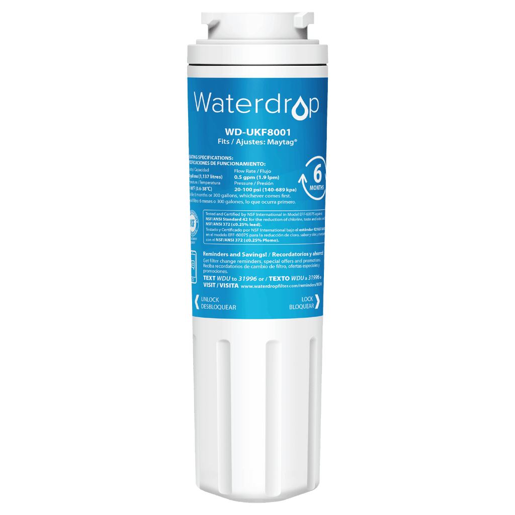 Waterdrop Replacement for Everydrop Filter 4, UKF8001(4packs)